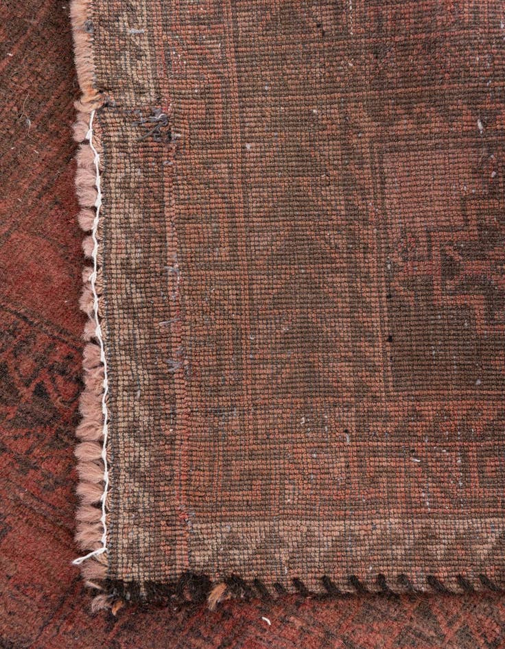 Detail image of  2' 8 x 6' 4  Hand Knotted Ultra Vintage Persian Wool Runner Rug