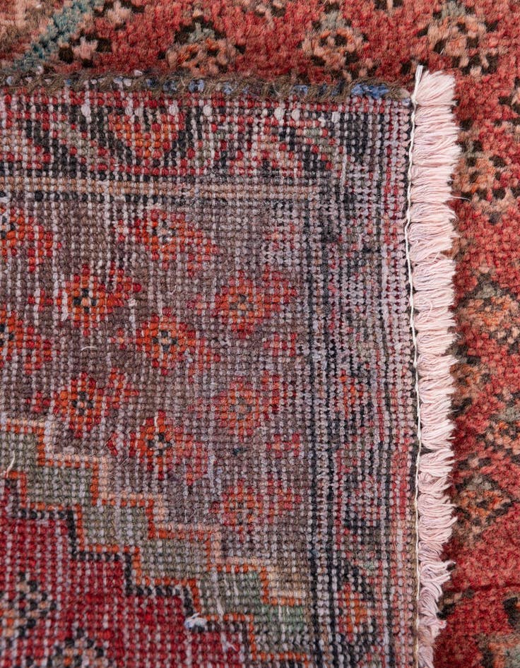 Detail image of  2' 7 x 4' 5  Hand Knotted Ultra Vintage Persian Wool Runner Rug