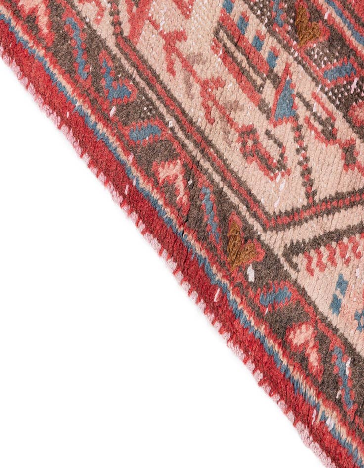 Detail image of  3' 5 x 9' 9  Hand Knotted Ultra Vintage Persian Wool Runner Rug