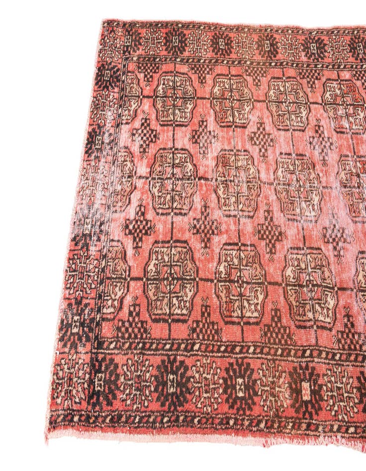 Detail image of  3' x 6' 3  Hand Knotted Ultra Vintage Persian Wool Runner Rug