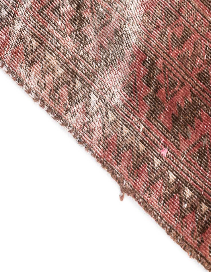 Detail image of  3' 4 x 6' 10  Hand Knotted Ultra Vintage Persian Wool Runner Rug