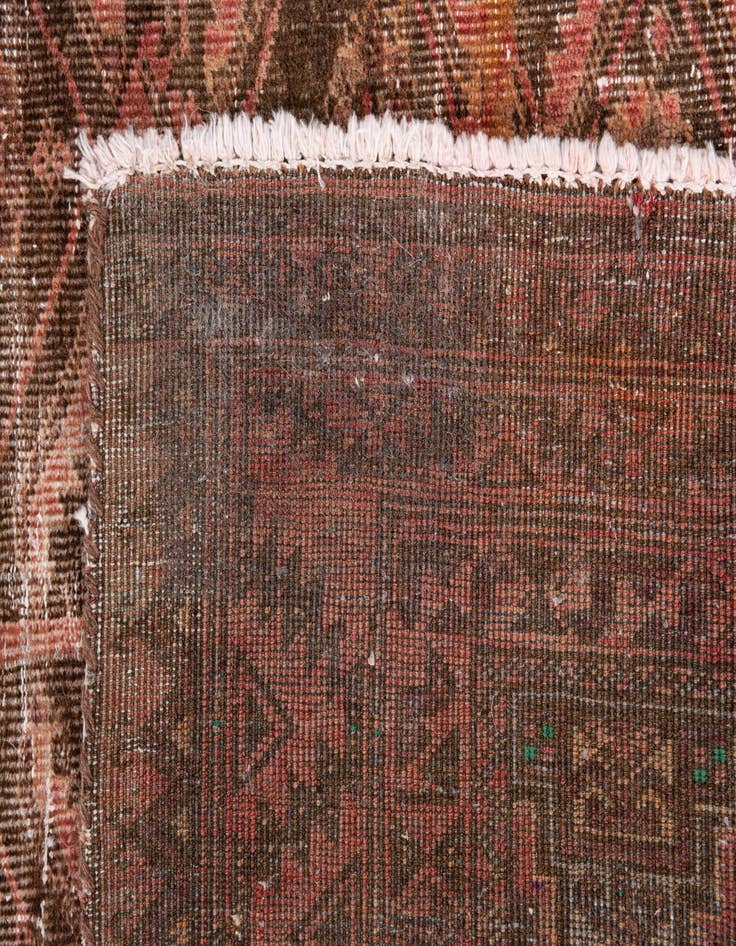 Detail image of  3' 4 x 6' 10  Hand Knotted Ultra Vintage Persian Wool Runner Rug
