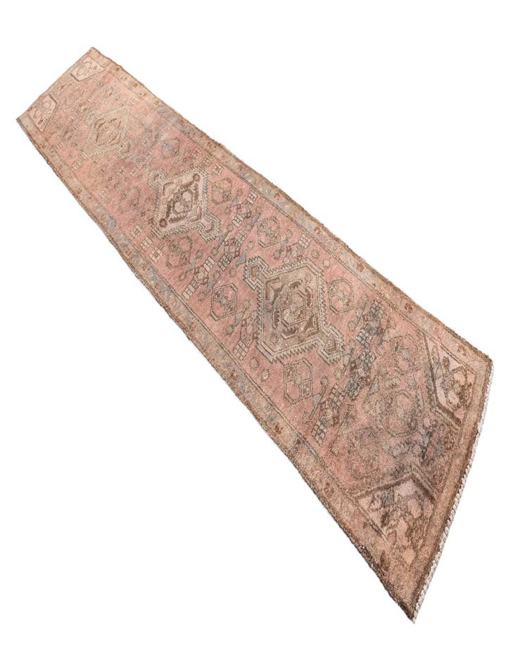 Detail image of  2' 3 x 10' 2  Hand Knotted Ultra Vintage Persian Wool Runner Rug