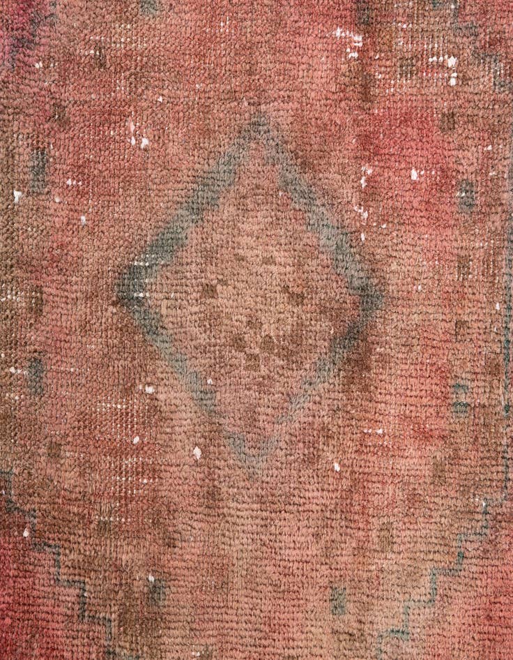 Detail image of  3' 2 x 9' 2  Hand Knotted Ultra Vintage Persian Wool Runner Rug