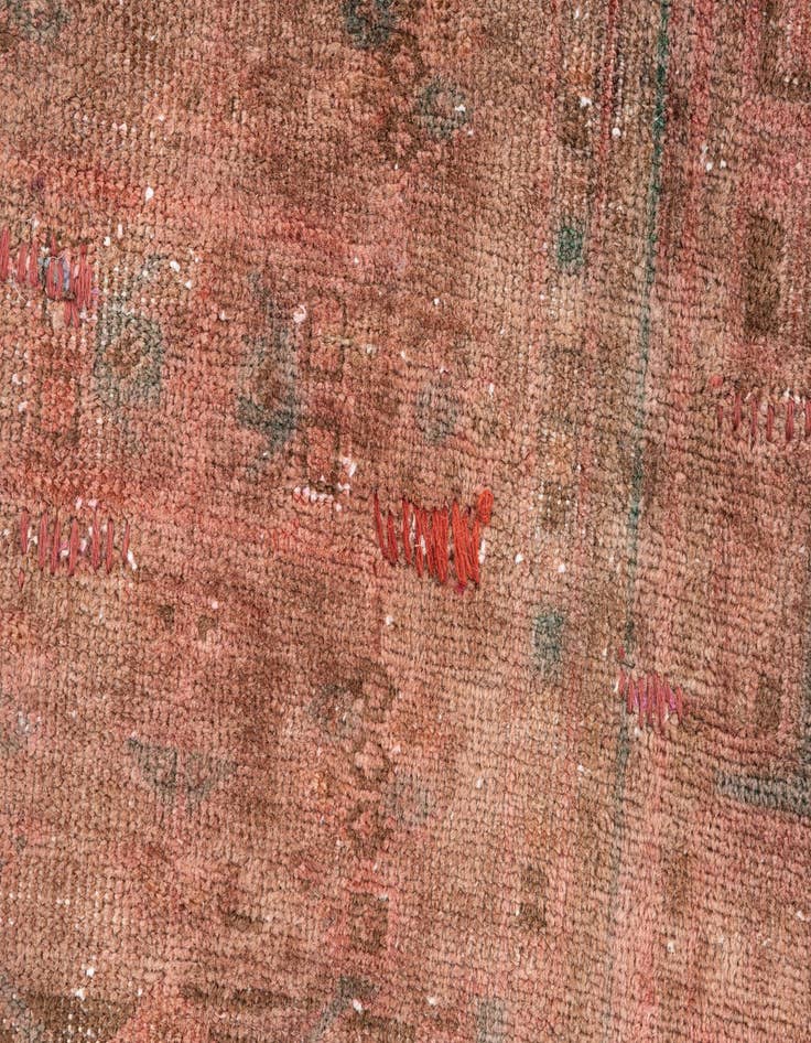 Detail image of  3' 2 x 9' 2  Hand Knotted Ultra Vintage Persian Wool Runner Rug