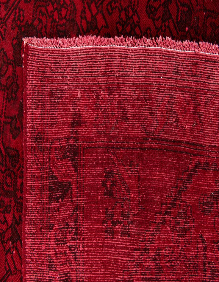 Detail image of  3' 9 x 9' 5  Hand Knotted Ultra Vintage Persian Wool Runner Rug