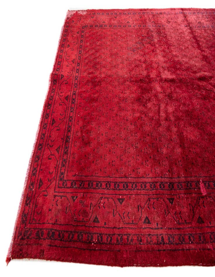 Detail image of  3' 9 x 9' 7  Hand Knotted Ultra Vintage Persian Wool Runner Rug