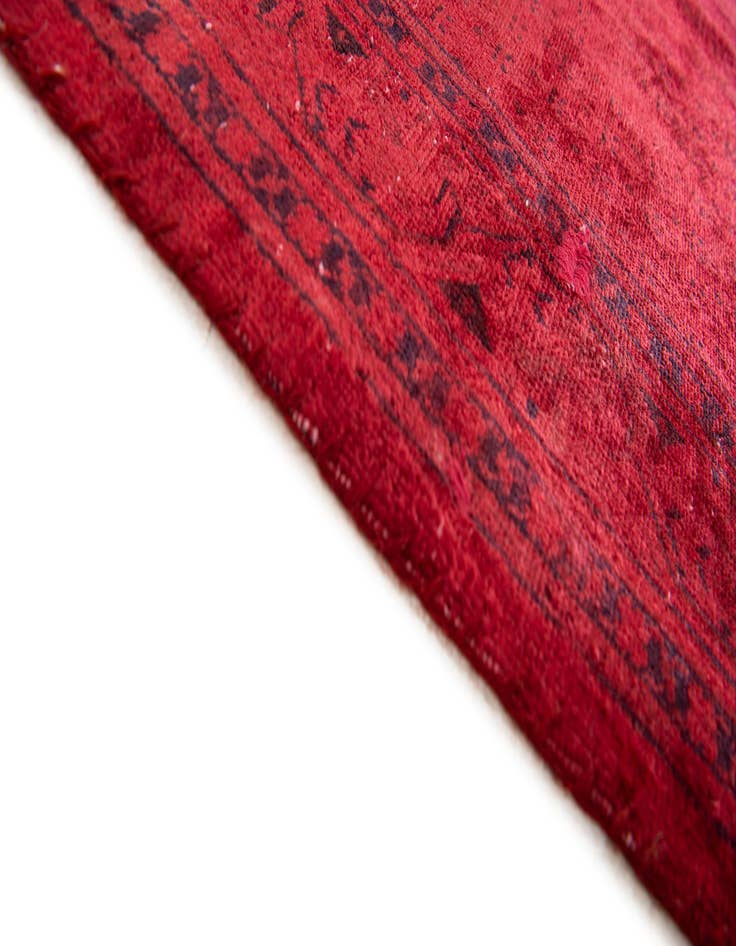 Detail image of  3' 9 x 9' 7  Hand Knotted Ultra Vintage Persian Wool Runner Rug