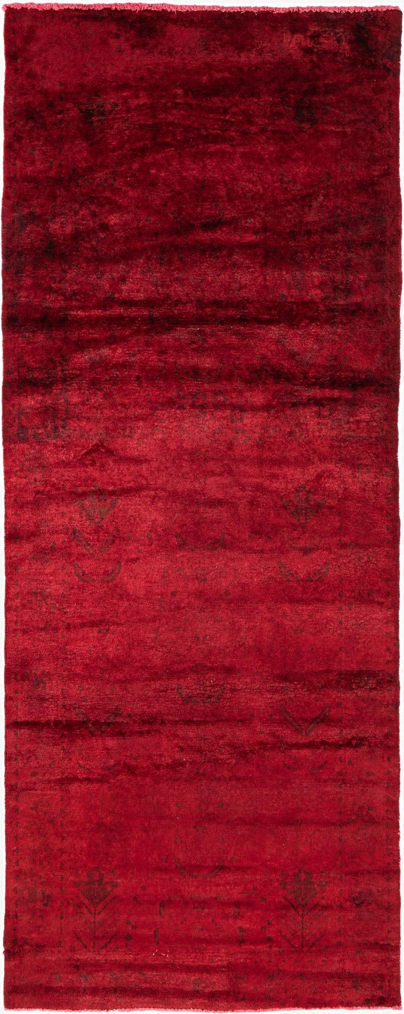  3' 6 x 8' 10  Hand Knotted Ultra Vintage Persian Wool Runner Rug