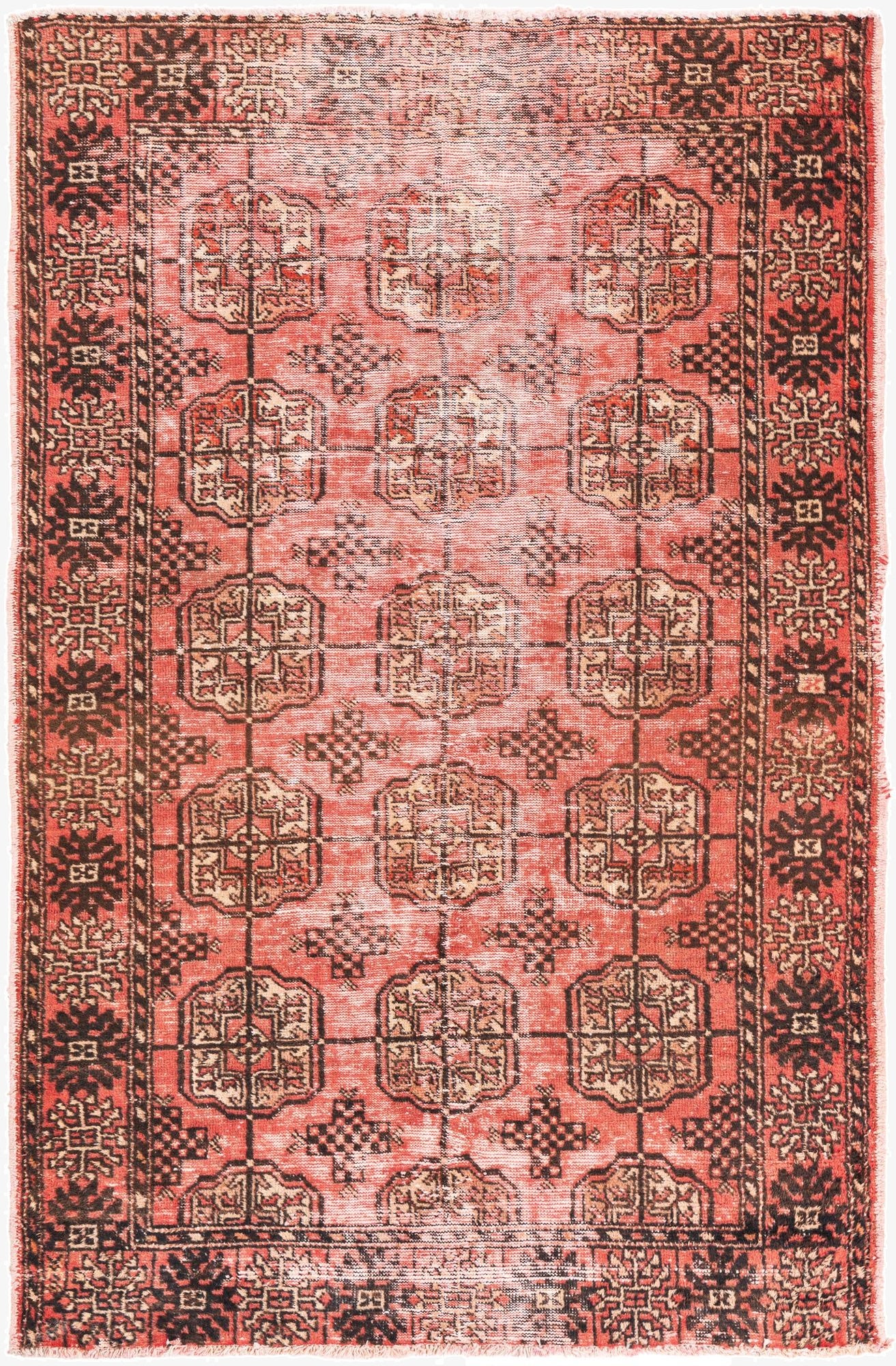  3' x 6' 3  Hand Knotted Ultra Vintage Persian Wool Runner Rug