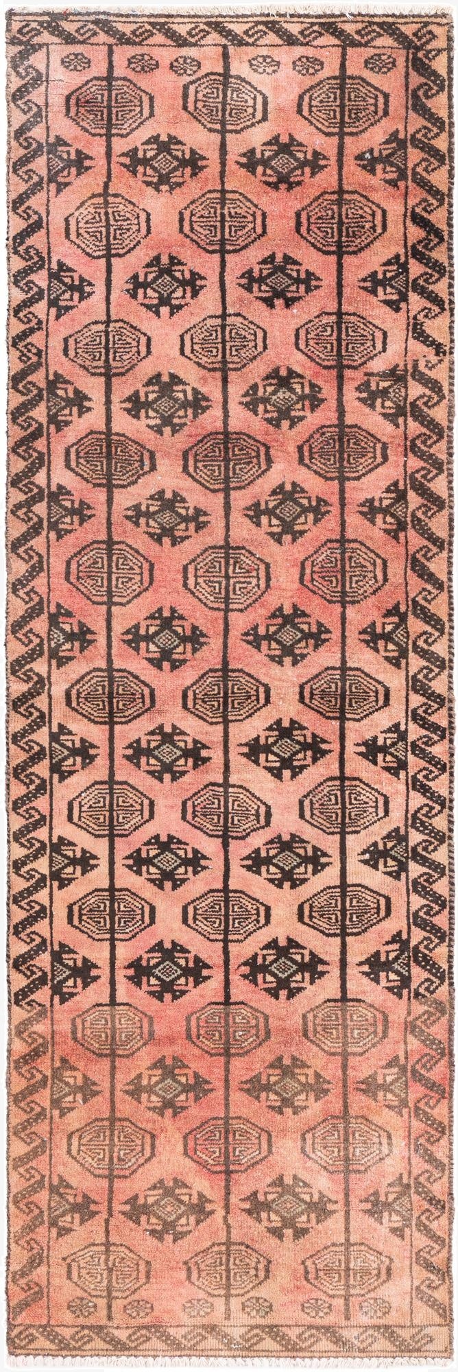  2' x 5' 8  Hand Knotted Ultra Vintage Persian Wool Runner Rug