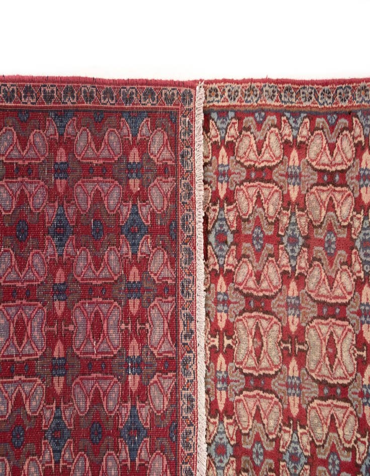 Detail image of  2' 5 x 8' 11  Hand Knotted Veramin Persian Runner Rug