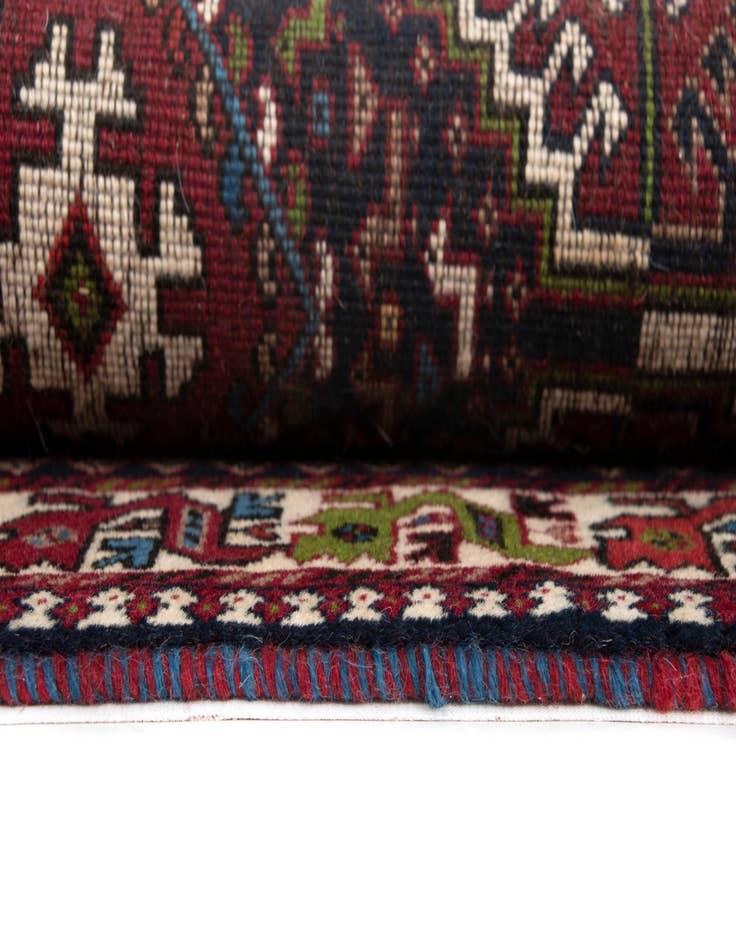 Detail image of 2' 11 x 9' 6 Hand Knotted Yalameh Persian Wool Runner Rug
