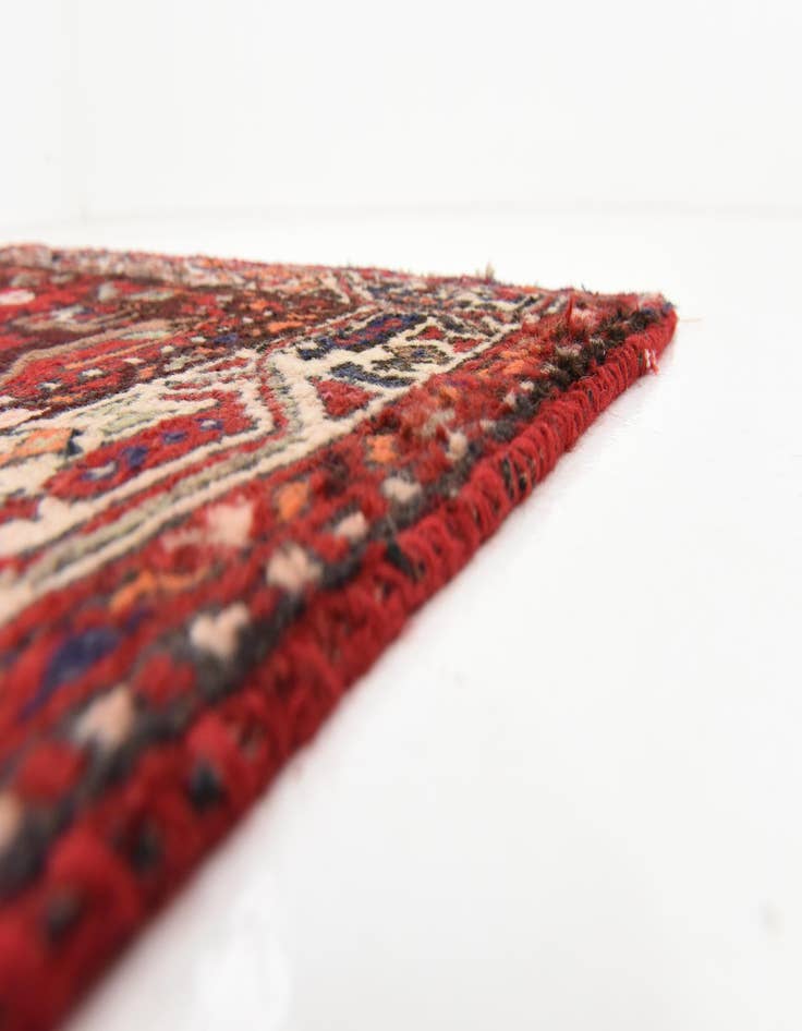 Detail image of  3' 4 x 9' 11  Hand Knotted Zanjan Persian Wool Runner Rug