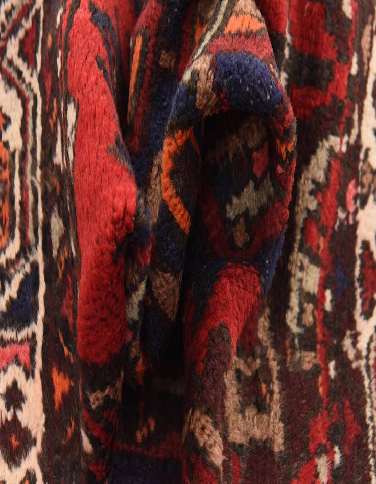 Detail image of  3' 4 x 9' 11  Hand Knotted Zanjan Persian Wool Runner Rug