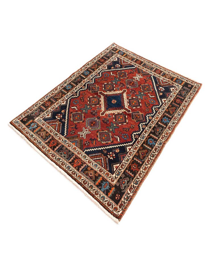 Detail image of  3' 11 x 5' 2 Afshar Square Rug