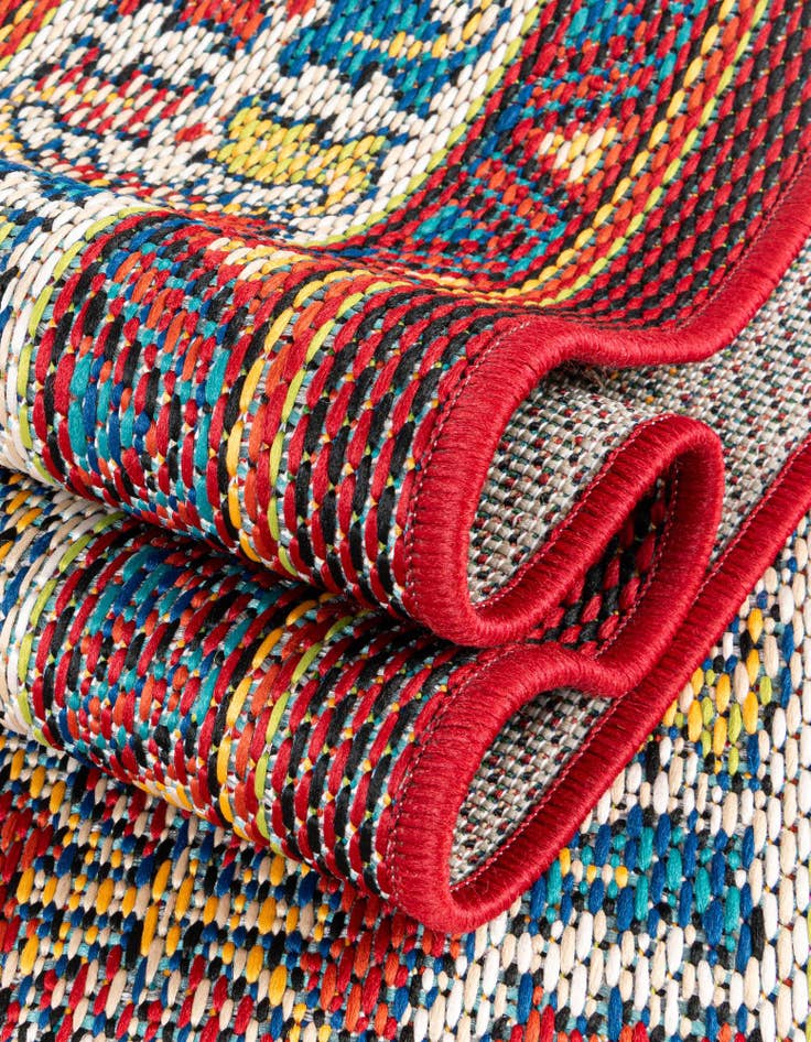 Detail image of  10' x 10'  Washable Baja Indoor / Outdoor Square Rug