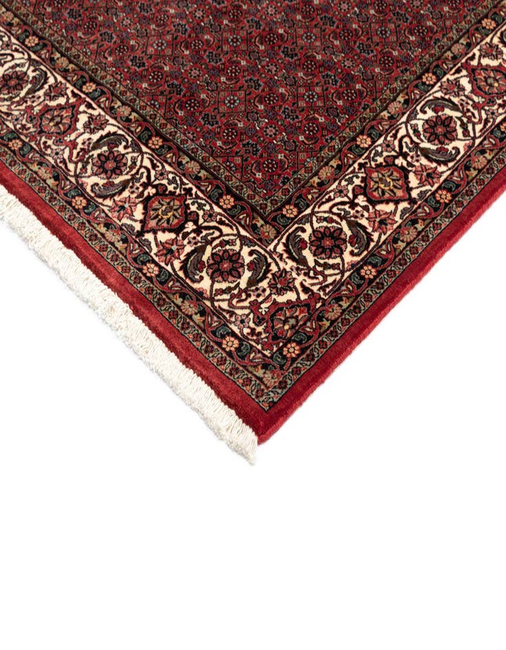 Detail image of  6' 9 x 6' 10 Bidjar With Silk Square Rug