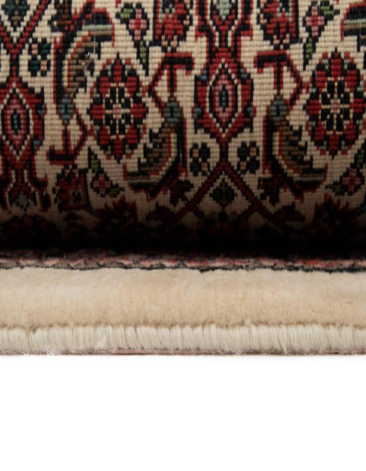 Detail image of  3' 2 x 3' 7 Bidjar With Silk Square Rug
