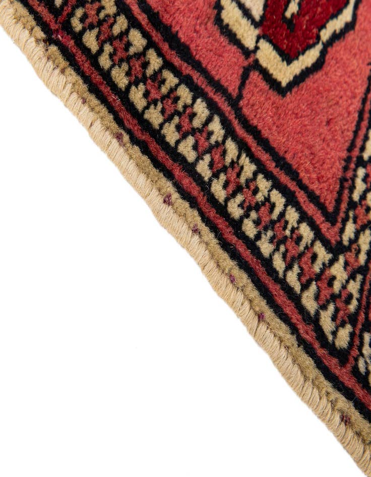 Detail image of  1' x 1'  Hand Knotted Bokhara Wool Square Rug