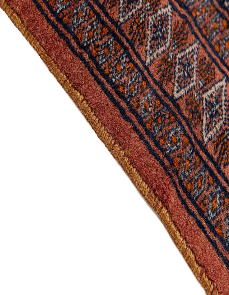 Detail image of  2' 1 x 2' 1  Hand Knotted Bokhara Oriental Wool Square Rug
