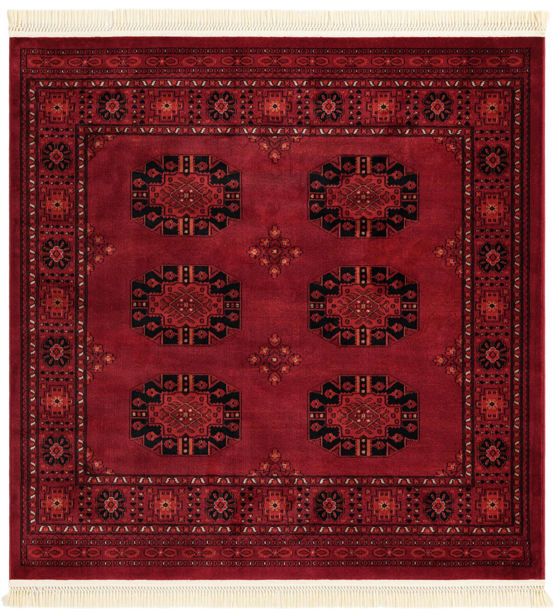 Primary image  5' 3 x 5' 3 Bokhara Square Rug