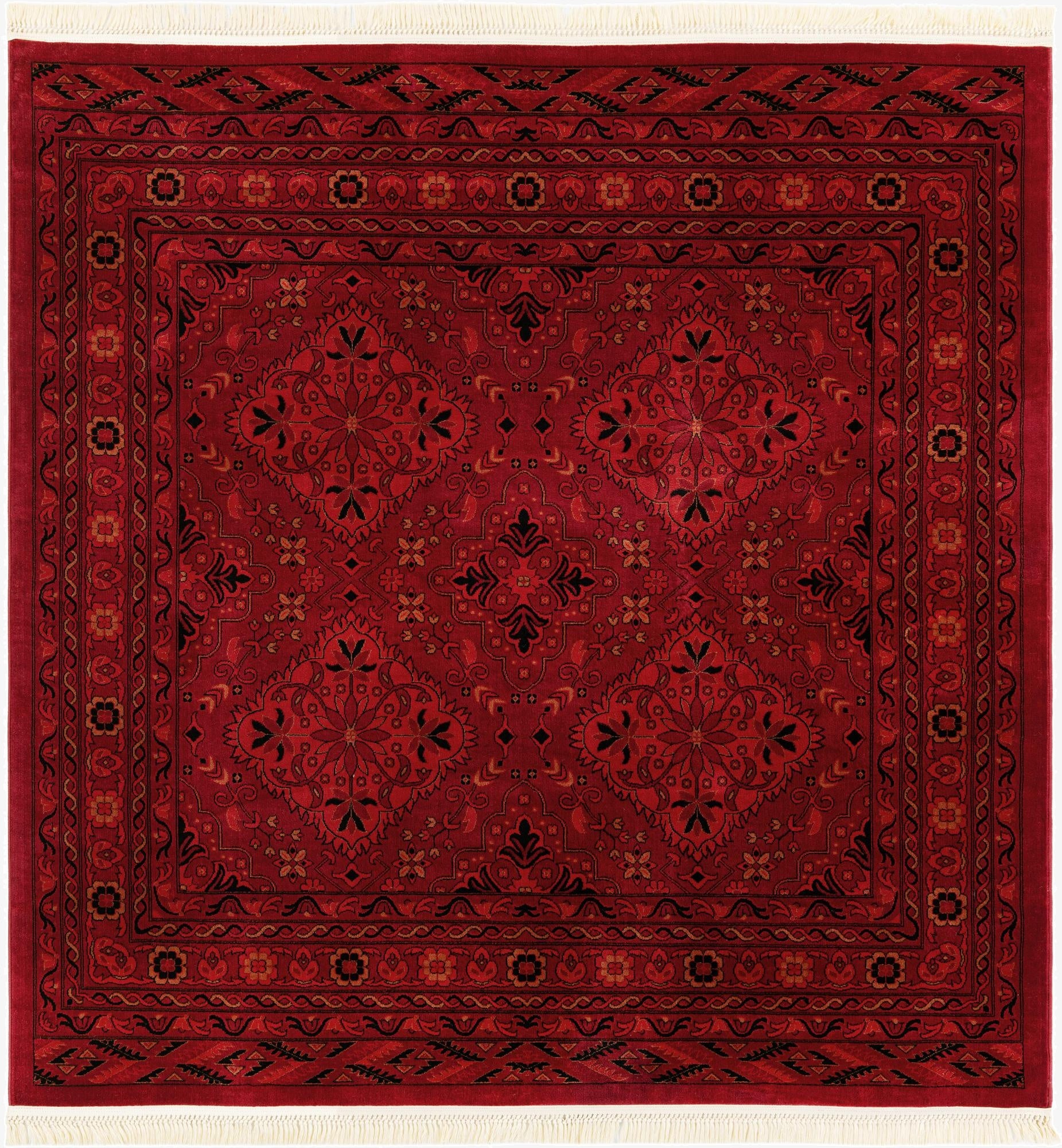  7' 10 x 7' 10 Bokhara Square Rug