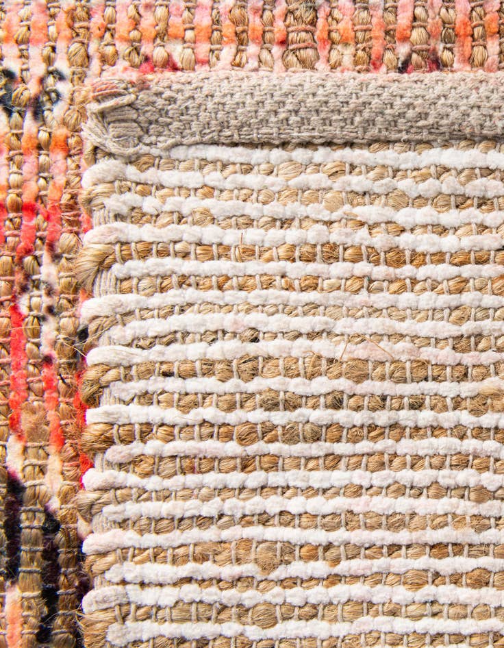 Detail image of  7' 10 x 7' 10 Chenille Jute Square Rug