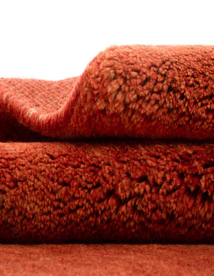 Detail image of  4' 7 x 5' 3  Hand Knotted Gabbeh Shouli Persian Wool Square Rug