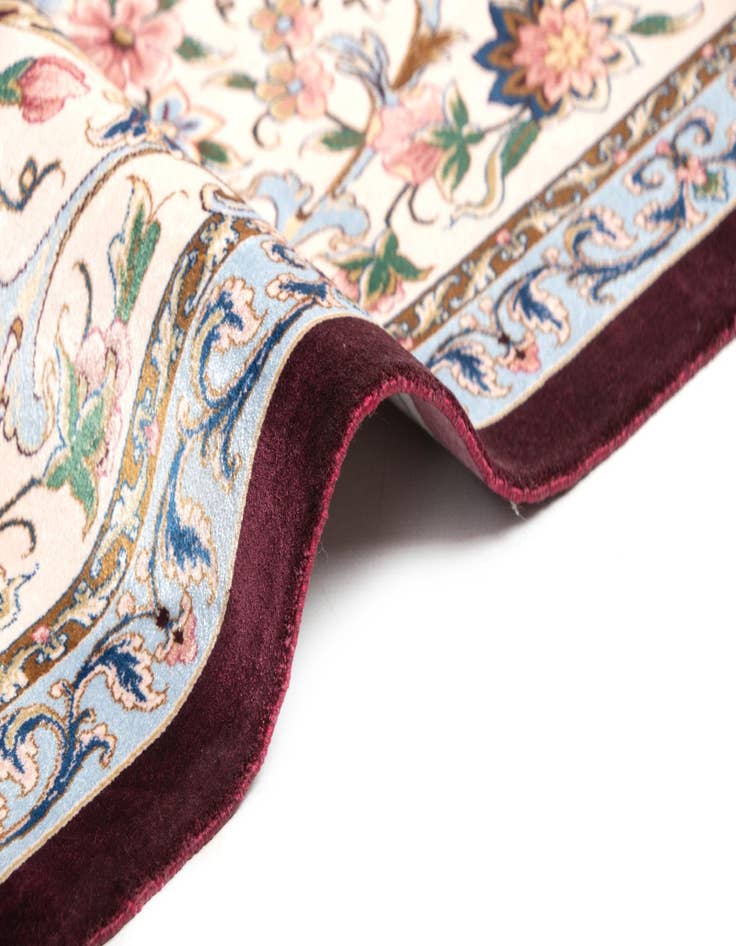 Detail image of  8' 2 x 8' 2 Ghom Design Square Rug