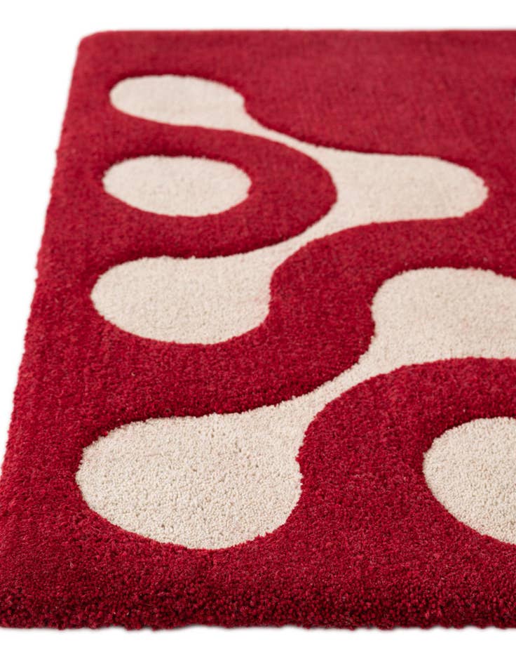 Detail image of  6' 1 x 6' 1 Handtufted Wool Square Rug