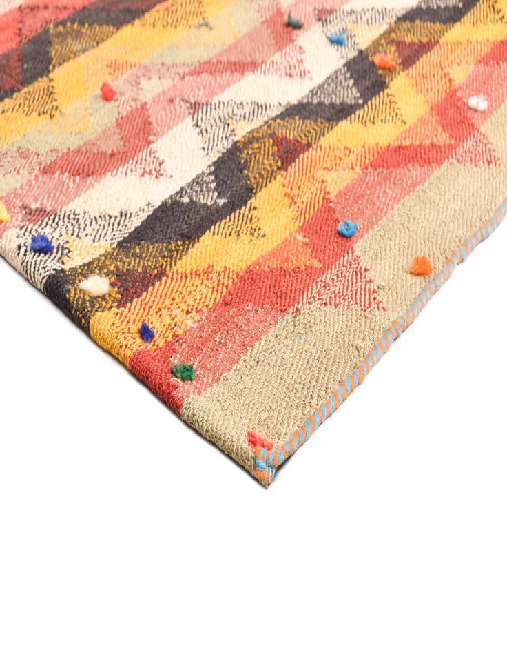 Detail image of  4' 3 x 5' 4 Jajim Square Rug