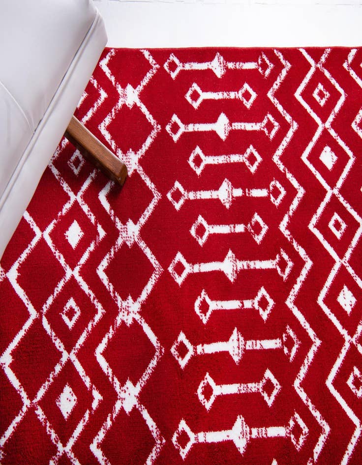 Detail image of  6' x 6' Kasbah Trellis Square Rug