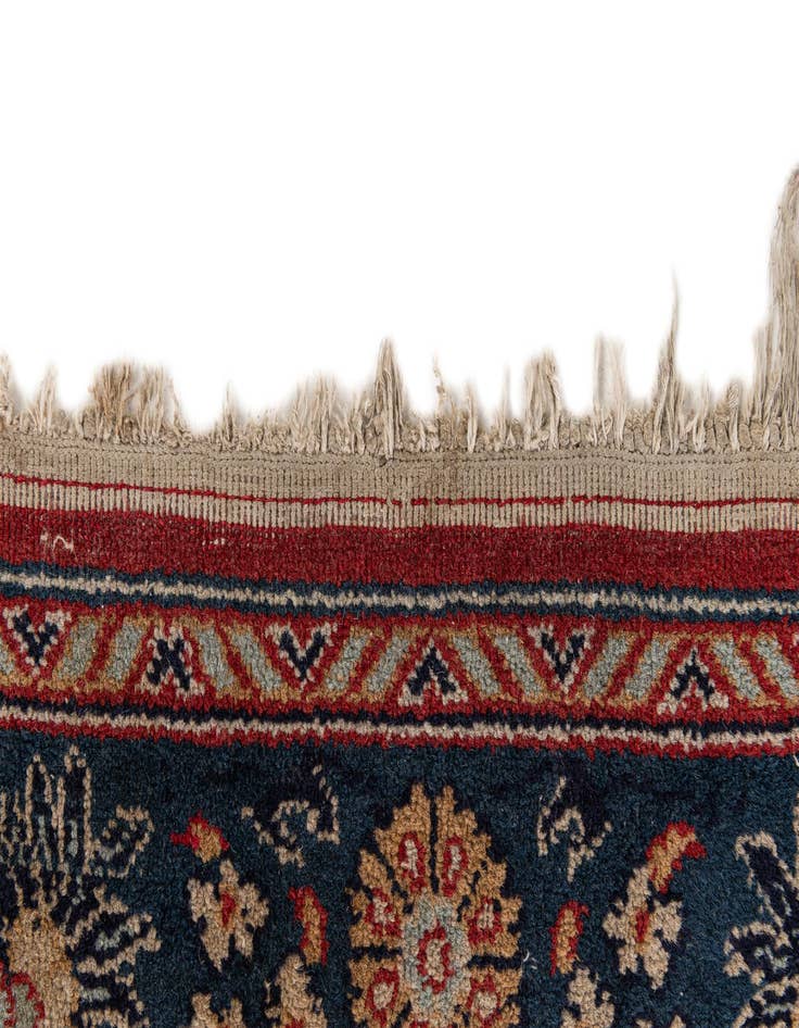 Detail image of  2' 11 x 2' 11  Hand Knotted Kashan Wool Square Rug