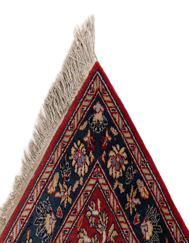 Detail image of  2' 11 x 2' 11  Hand Knotted Kashan Wool Square Rug