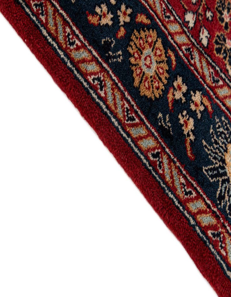 Detail image of  2' 11 x 2' 11  Hand Knotted Kashan Wool Square Rug