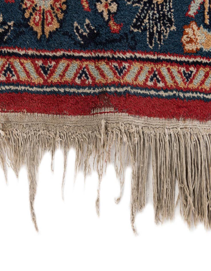 Detail image of  2' 11 x 2' 11  Hand Knotted Kashan Wool Square Rug