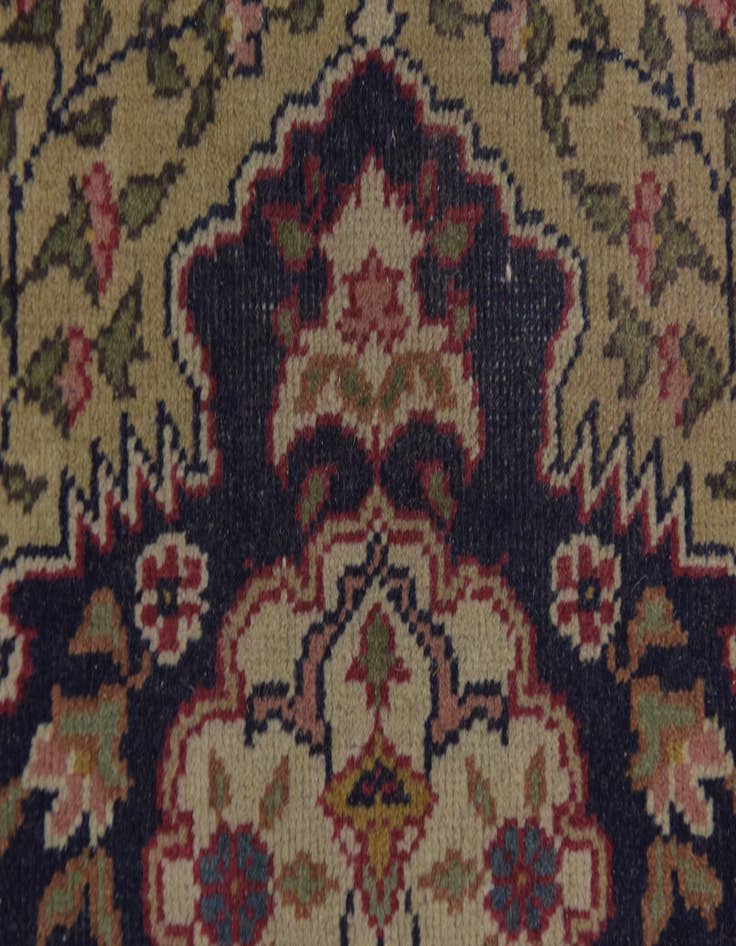 Detail image of  11' 6 x 13' 5  Hand Knotted Kashmir Wool Square Rug