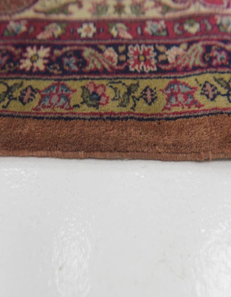 Detail image of  11' 6 x 13' 5  Hand Knotted Kashmir Wool Square Rug