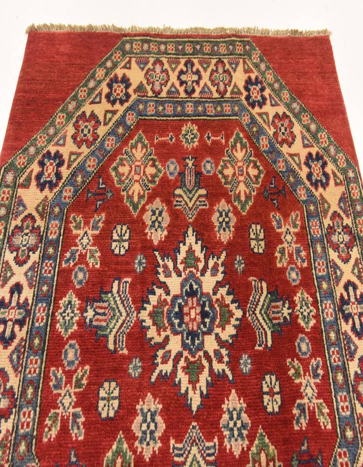 Detail image of  3' 2 x 3' 3  Hand Knotted Kazak Square Rug