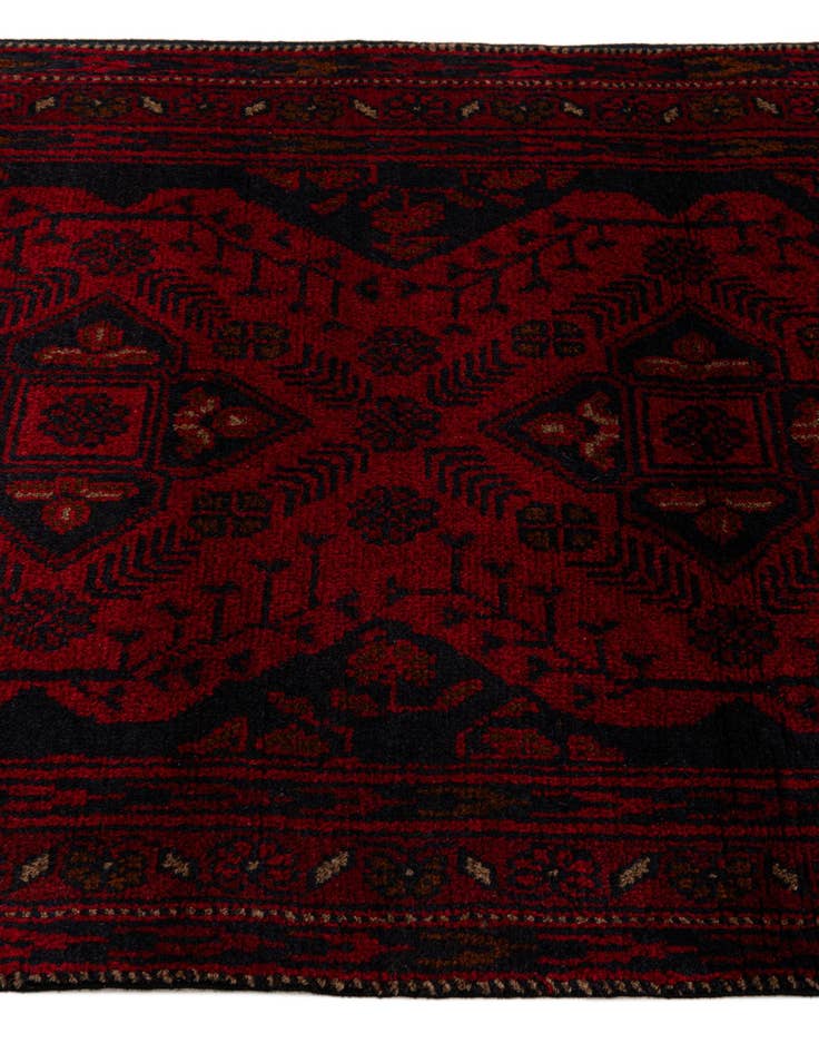 Detail image of  2' 7 x 6' 6  Hand Knotted Khal Mohammadi Wool Square Rug