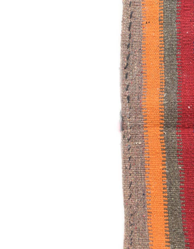 Detail image of  3' 6 x 3' 9  Hand Woven Kilim Afghan Wool Square Rug