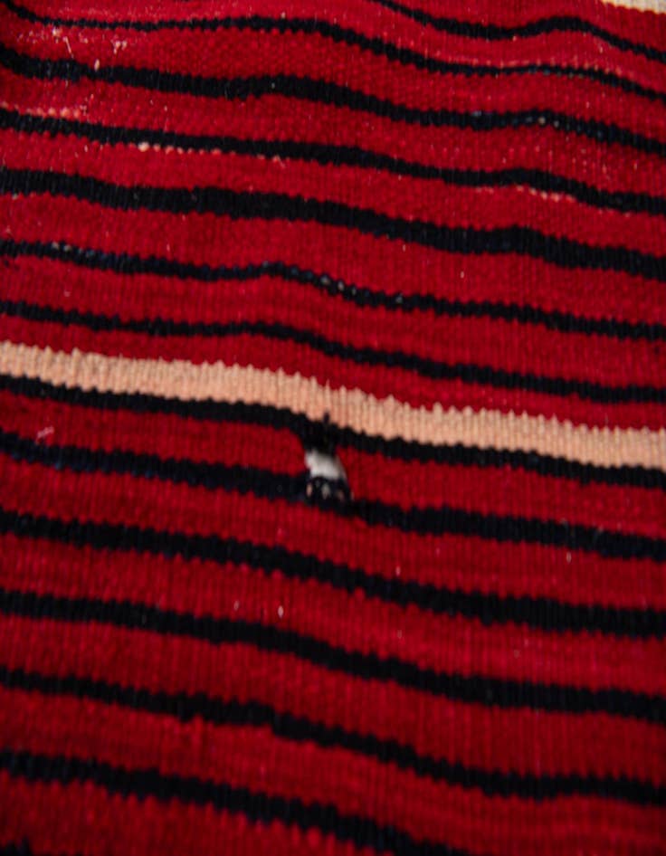 Detail image of  5' 10 x 6' 10  Hand Woven Kilim Dhurrie Wool Square Rug