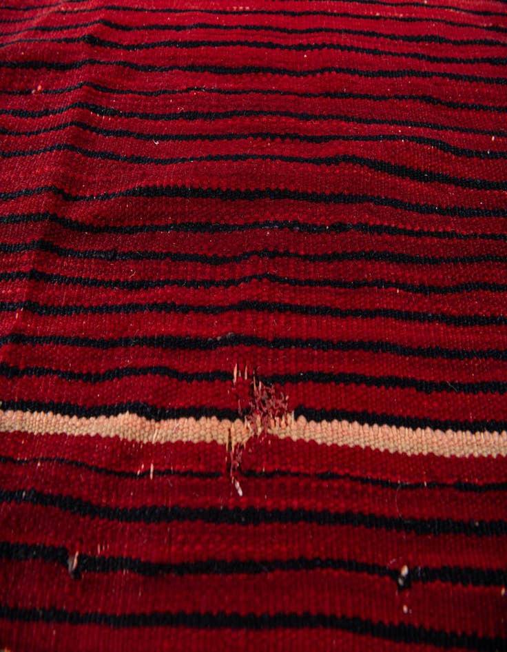 Detail image of  5' 10 x 6' 10  Hand Woven Kilim Dhurrie Wool Square Rug