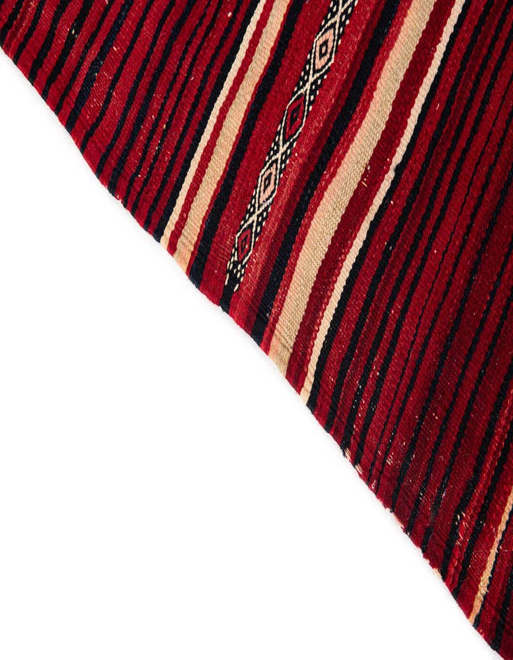 Detail image of  5' 10 x 6' 10  Hand Woven Kilim Dhurrie Wool Square Rug