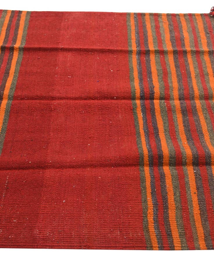 Detail image of  3' 6 x 3' 9  Hand Woven Kilim Fars Wool Square Rug