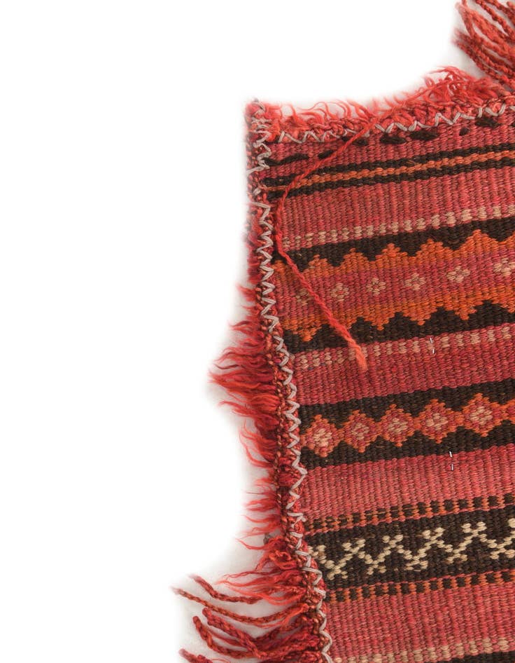 Detail image of  4' 2 x 4' 3  Hand Woven Kilim Fars Wool Square Rug