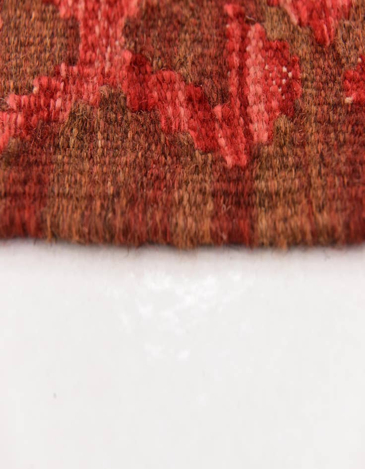 Detail image of  3' 4 x 3' 10  Hand Woven Kilim Maymana Wool Square Rug