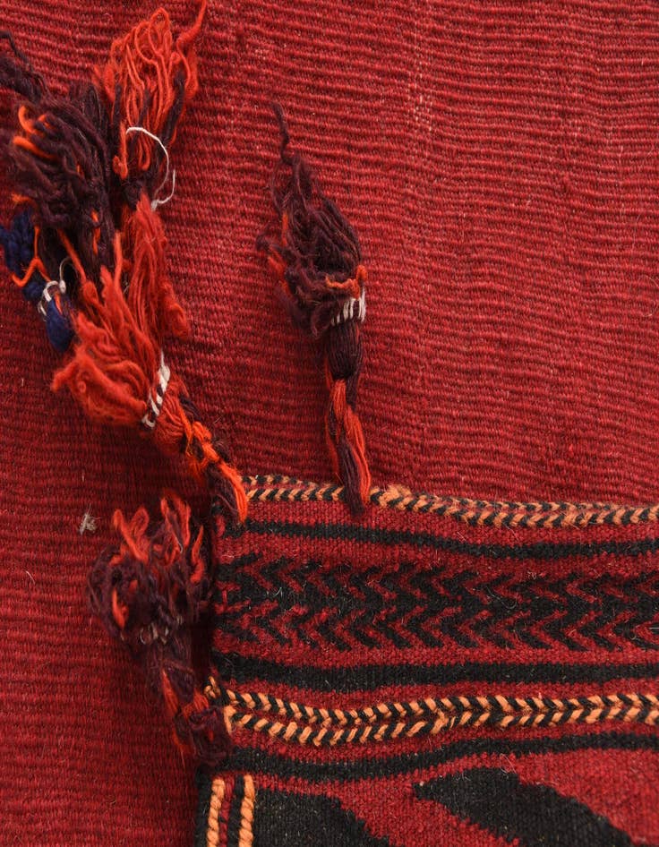 Detail image of  4' x 4' 2  Hand Woven Kilim Modern Wool Square Rug