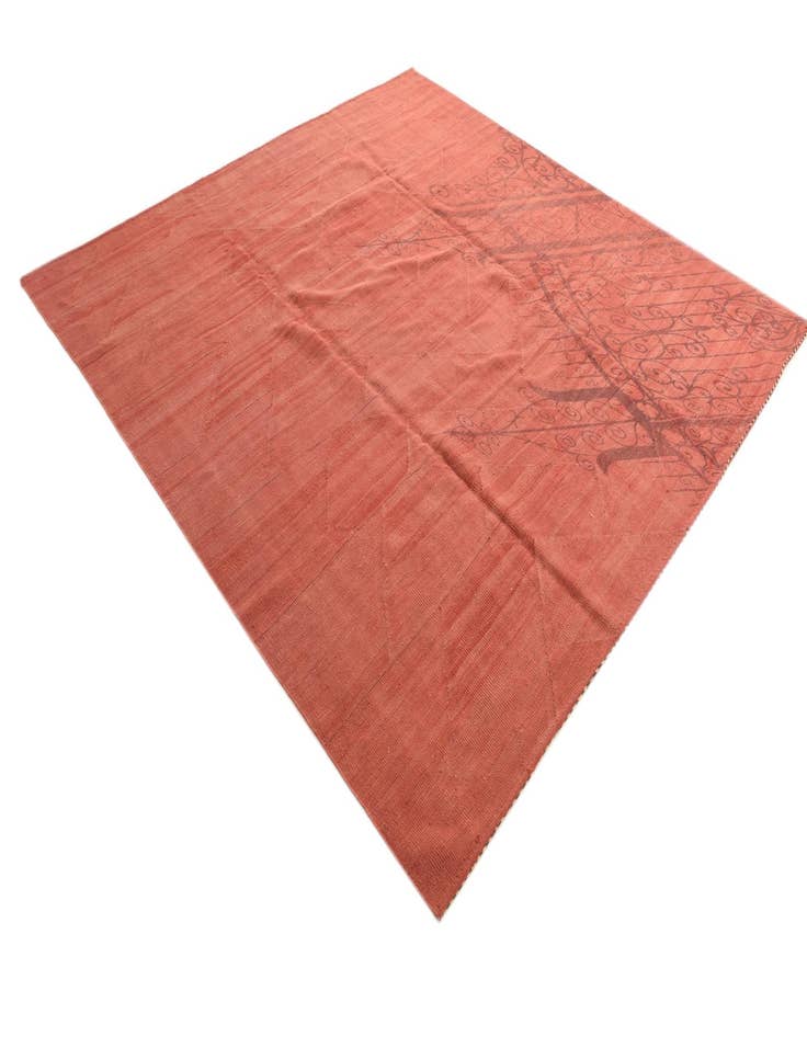 Detail image of  8' 4 x 8' 7  Hand Woven Kilim Modern Wool Square Rug